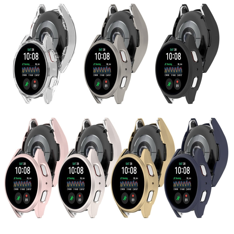For Sansung Galaxy Watch 7 40mm Half Pack Hollow PC Watch Protective Case(Rose Pink)