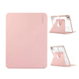 For iPad Pro 11 2024 ENKAY 360 Rotation PMMA Leather Smart Tablet Case with Pen Slot(Pink) - free shipping - PMc TechLife - Order now!