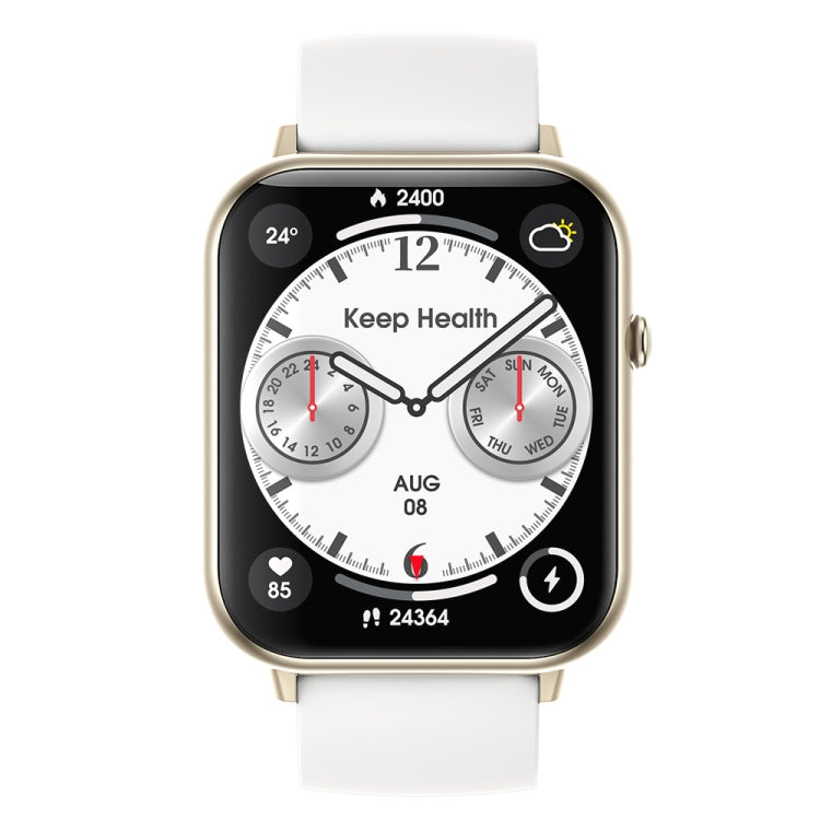 Q19 Max 2.1 inch HD Screen Water-resistant Sports Business Smart Watch(White)