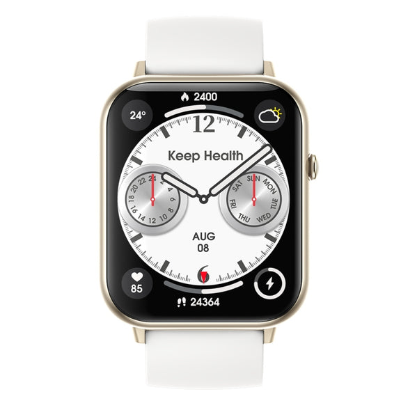 Q19 Max 2.1 inch HD Screen Water-resistant Sports Business Smart Watch(White)