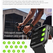Q19 Max 2.1 inch HD Screen Water-resistant Sports Business Smart Watch(White)