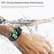 Q19 Max 2.1 inch HD Screen Water-resistant Sports Business Smart Watch(Pink)