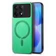 For Xiaomi Redmi K70 / K70 Pro 5G Solid Color Retro Magsafe PU Back Cover Phone Case(Green) - free shipping - PMC Jewellery - Order now!