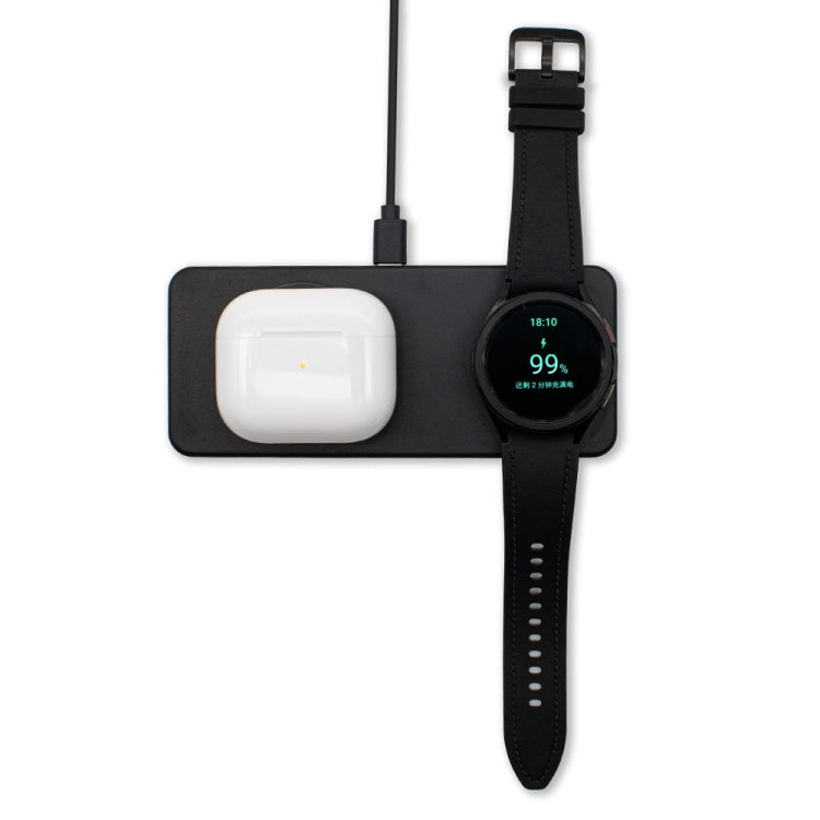 2-in-1 Multifunctional Magnetic Wireless Charging Base(Black)