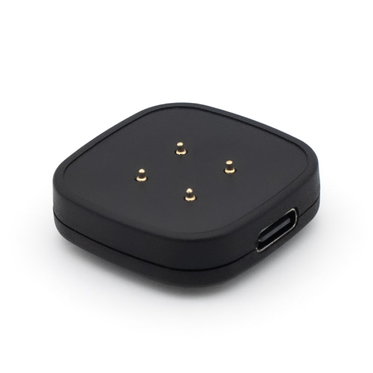 For Fitbit Sense 2 Portable Detachable USB-C / Type-C Interface Smart Watch Magnetic Charger(Black)