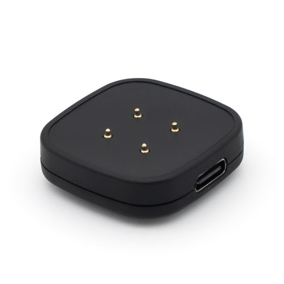 For Fitbit Sense 2 Portable Detachable USB-C / Type-C Interface Smart Watch Magnetic Charger(Black)