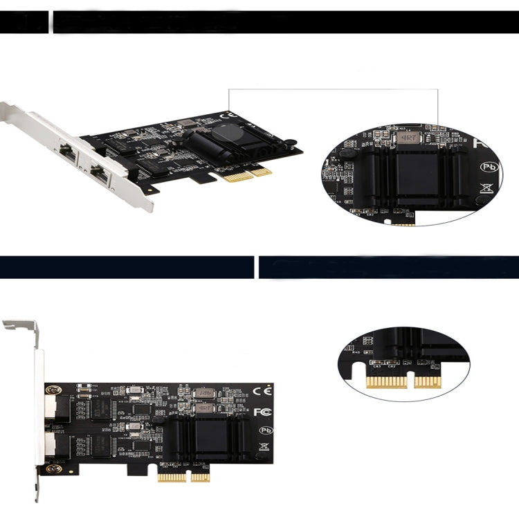 Dual-port 2.5G Gigabit Network Adapter Desktop 8125BG Chip Ethernet Server Network Adapter ESXi Diskless PXE