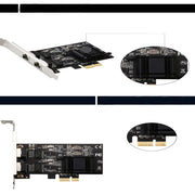 Dual-port 2.5G Gigabit Network Adapter Desktop 8125BG Chip Ethernet Server Network Adapter ESXi Diskless PXE
