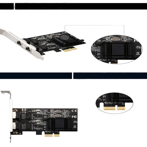Dual-port 2.5G Gigabit Network Adapter Desktop 8125BG Chip Ethernet Server Network Adapter ESXi Diskless PXE
