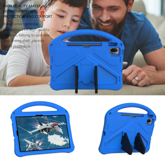 For Huawei Matepad SE 11 2024 EVA Shockproof Tablet Case with Holder(Blue)