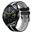 For Amazfit Active 20mm Two-Color Sports Silicone Watch Band(Black+Grey) - free shipping - PMC TechLife - Order now!