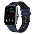 For Amazfit GTS 4 Mini 20mm Two-Color Sports Silicone Watch Band(Blue+Black) - free shipping - PMC TechLife - Order now!