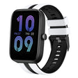 For Amazfit Bip3 20mm Two-Color Sports Silicone Watch Band(White+Black) - free shipping - PMC TechLife - Order now!