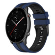 For Amazfit GTR 2e 22mm Two-Color Sports Silicone Watch Band(Blue+Black) - free shipping - PMC TechLife - Order now!