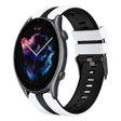 For Amazfit 3 22mm Two-Color Sports Silicone Watch Band(White+Black) - free shipping - PMC TechLife - Order now!