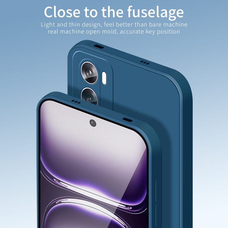 For OPPO Reno12 Global PINWUYO Sense Series Liquid Silicone TPU Phone Case(Black)