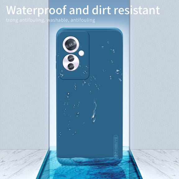 For OPPO Reno11 F PINWUYO Sense Series Liquid Silicone TPU Phone Case(Black)
