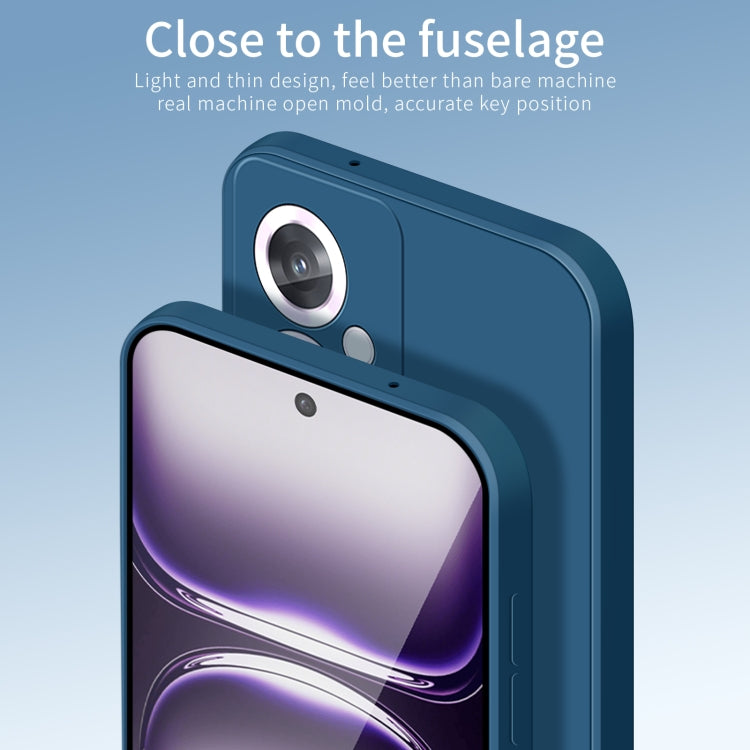 For OPPO Reno11 F PINWUYO Sense Series Liquid Silicone TPU Phone Case(Blue)