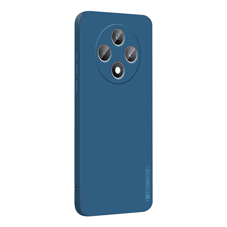 For OPPO Reno12 F PINWUYO Sense Series Liquid Silicone TPU Phone Case(Blue)