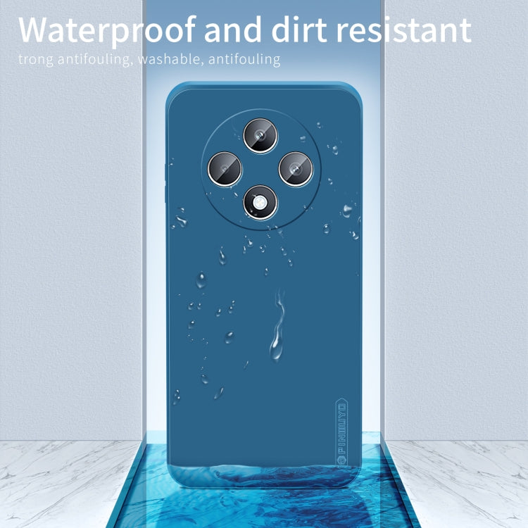 For OPPO Reno12 F PINWUYO Sense Series Liquid Silicone TPU Phone Case(Blue)