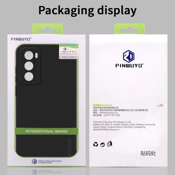 For OPPO Reno12 Pro Global PINWUYO Sense Series Liquid Silicone TPU Phone Case(Green)