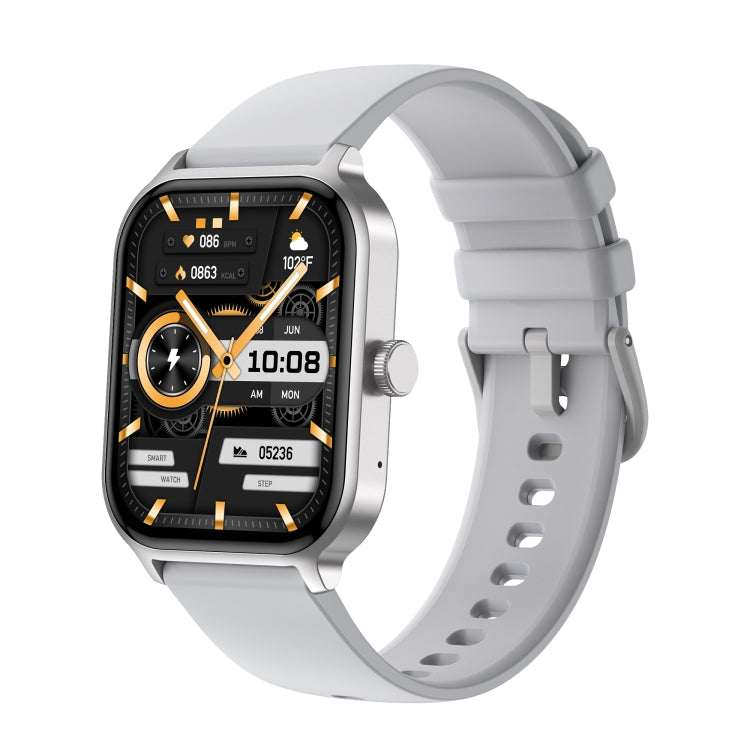 P85 1.93 inch Color Screen Smart Watch, Support Bluetooth Call / Wellness Tracking(Silver)