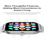 P85 1.93 inch Color Screen Smart Watch, Support Bluetooth Call / Wellness Tracking(Silver)