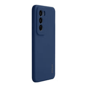 For OPPO Reno12 ENKAY Liquid Silicone Soft Shockproof Phone Case(Dark Blue)