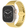 For Apple Watch Series 7 45mm One-bead Paint Alloy Butterfly Buckle Watch Band(Gold) - free shipping - PMC TechLife - Order now!
