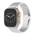 For Apple Watch Series 5 44mm One-bead Paint Alloy Butterfly Buckle Watch Band(Silver) - free shipping - PMC TechLife - Order now!