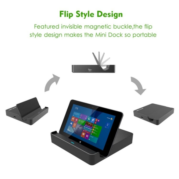 WAVLINK UHP3D01G Gigabit Ethernet USB 3.0 Multi-Function HUB 4K HD Docking Station(EU Plug)