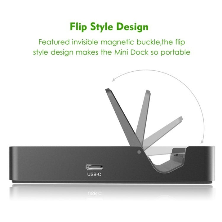 WAVLINK UHP3D01G Gigabit Ethernet USB 3.0 Multi-Function HUB 4K HD Docking Station(UK Plug)