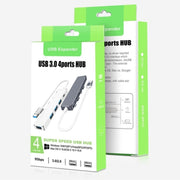 ADS-301A USB 3.0 to Type-C + USB 3.0 / 2.0 4-Ports Hub Laptop Expander(Silver)