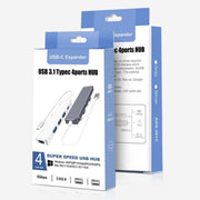 ADS-301C USB-C / Type-C to USB-C + USB 3.0 + 3 x USB 2.0 Expander HUB(Silver)