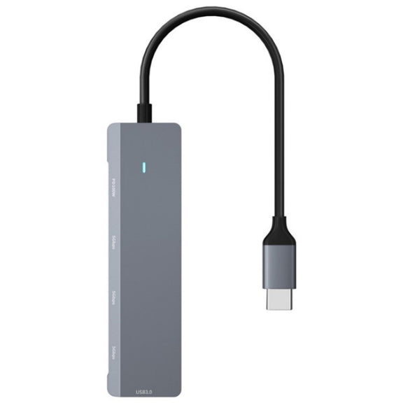 ADS-311C Support PD 100W Fast Charging Converter 5 Port Hub Type-C Hub Adapter