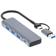 ADS-309D USB / Type-C to 3  x USB 3.0 + Type-C Data Port Expansion Hub Adapter - USB 3.0 HUB by PMC TechLife | Online Shopping South Africa | PMC TechLife | Buy Now Pay Later Mobicred
