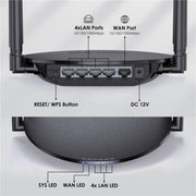 WAVLINK WN530G3 4x 5dBi Foldable Antenna AC1200 Dual Band Wireless Repeater Router, Plug:UK Plug