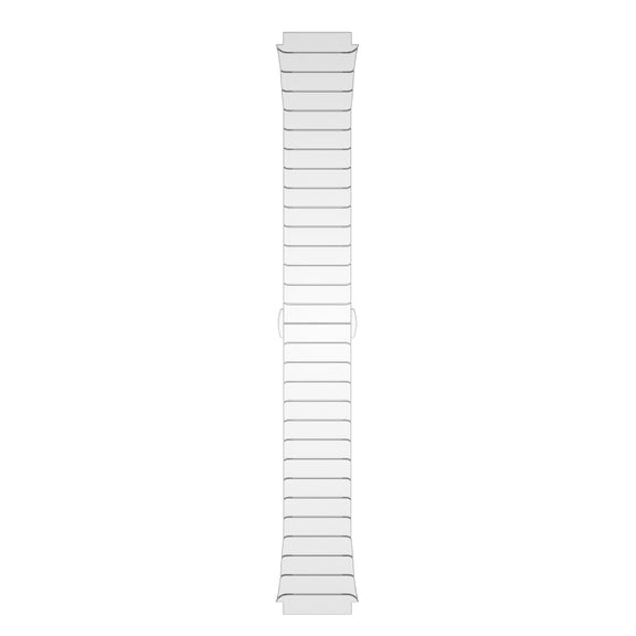 For Honor Watch GS Pro 22mm One Bead Paint Butterfly Buckle Alloy Watch Band(Silver)