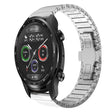 For Ticwatch Pro X 22mm One Bead Paint Butterfly Buckle Alloy Watch Band(Silver) - free shipping - PMC TechLife - Order now!