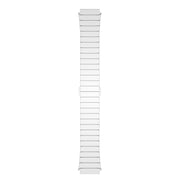 For Ticwatch E2 22mm One Bead Paint Butterfly Buckle Alloy Watch Band(Silver)