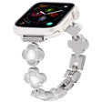 For Apple Watch Series 4 44mm Four Leaf Clover Quick-Release Metal Chain Watch Band(Silver) - free shipping - PMC TechLife - Order now!
