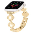 For Apple Watch Series 5 40mm Four Leaf Clover Quick-Release Metal Chain Watch Band(Gold) - free shipping - PMC TechLife - Order now!