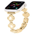 For Apple Watch Series 4 40mm Four Leaf Clover Quick-Release Metal Chain Watch Band(Gold) - free shipping - PMC TechLife - Order now!
