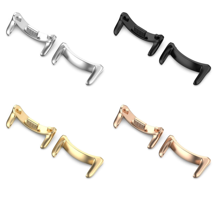 For Xiaomi Smart Band 9 14mm 1 Pair Metal Watch Band Connector(Gold)