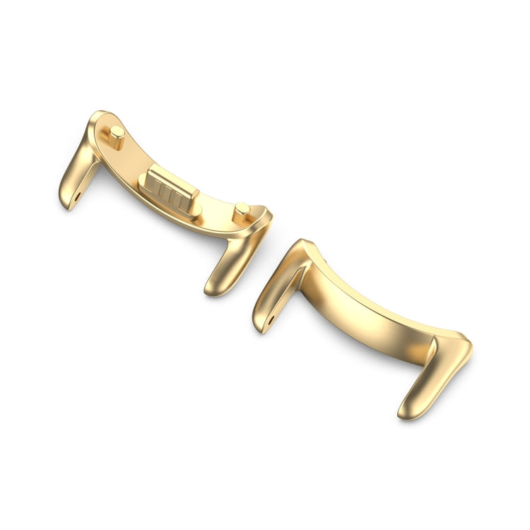 For Xiaomi Smart Band 9 12mm 1 Pair Metal Watch Band Connector(Gold)