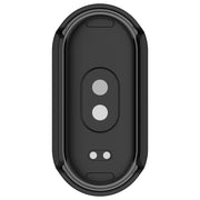 For Xiaomi Smart Band 9 NFC Diamond Half Coverage Hollow PC Watch Protective Case(Black)