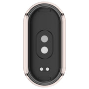 For Xiaomi Smart Band 9 NFC Diamond Half Coverage Hollow PC Watch Protective Case(Starlight)