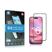 For iPhone 16 Plus mocolo 2.5D Full Glue Full Cover Tempered Glass Film