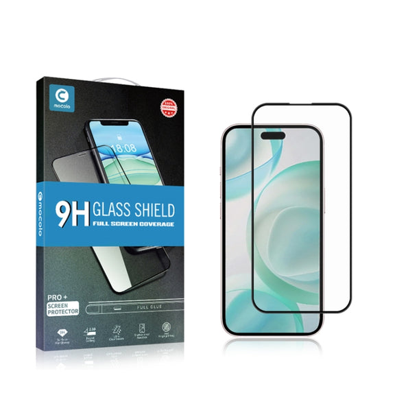 For iPhone 16 Pro Max mocolo 2.5D Full Glue Full Cover Tempered Glass Film
