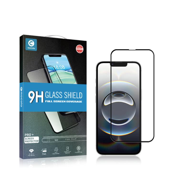 For iPhone 16e mocolo 2.5D Full Glue Full Cover Tempered Glass Film